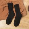 Calcetines de lana para hombre invierno calcetines de largo medio pantorrilla forrados de polar engrosados para hombre gruesos largos deportivos de lana cálidos medias de otoño e invierno