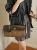 Bolso tipo Baguette de Diseño Único para Mujer 2026 Nuevo Vintage Versátil Bolso de Mano Bolso de Hombro con Bordado de Diamantes Bolso de Axila