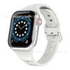 Nova Pulseira de Silicone para Apple Watch Série 7 Onda Encolhível Pulseira iwatch Fábrica Atacado