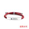 Pulseira Europeia e Americana Transfronteiriça 12 Constelações Pulseira Trançada de Aço Inoxidável Presente de Feriado Presente de Família Pulseira de Aço Titânio com Gravação