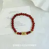 Nuevo Pulsera de Gato Retro Estilo Chino con Cuentas Diseño de Nicho Temperamento Personalidad Moda Exquisita Versátil Pulsera