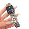 Adequado para applewatch Apple Watch iwatch78 geração pulseira de metal com corrente dupla punk retrô personalidade homens