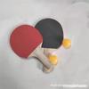 Raqueta de Tenis de Mesa Reversible de Doble Cara Raqueta de Tenis de Mesa para Entrenamiento Escolar Mango Largo Raqueta de Tenis de Mesa