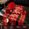 Decoração de casamento, enfeites de mesa de chá, decoração de sala de estar, caracteres chineses para boa sorte, flores artificiais, arranjo de quarto de casamento, novo estilo chinês de casamento, conjunto para cerimônia do chá