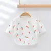 Ropa de Manga Corta para Recién Nacidos Cuatro Estaciones Algodón Puro Clase A Sin Costuras Ropa Mensual para Bebés Ropa a la Espera de Producción Ropa Básica para Bebés