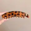 Pinza de plátano con lazo estilo coreano, pinza vertical, pinza de garra para coleta alta, tamaño grande para cabello grueso, pasador para mujer, pinza para la parte posterior de la cabeza, accesorio para el cabello