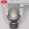 Tapa de tubo redondo 38 zócalo bola puntiaguda Muebles cama accesorios de ferretería Cama de hierro retro europea columna decorativa bola