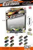 Coche de Metal que Rebota con Tracción Trasera Comercio Exterior Transfronterizo Modelo de Coche de Metal Decoración de Coche de Carreras Juguete Regalo para Niño Venta al por Mayor