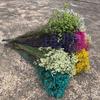 Ramo de flores eternas de hierba de cristal, arreglo floral, ramo de flores con material DIY, accesorios para fotos, flor para aromaterapia al por mayor