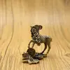 Dinheiro de mordida de latão ovelha sanyangkaitai cinco imperadores ornamentos de cobre utensílios de cobre maciço ovelha do zodíaco animal de estimação de chá artesanato presente antigo