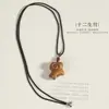 Figuritas Talladas en Madera de Durazno de los Doce Animales del Zodiaco al por Mayor, Adornos Lindos para Llevar en la Mano, Llaveros, Cadenas para Teléfono de los Doce Animales del Zodiaco