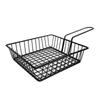 Cesta de Hierro Estilo Americano para Papas Fritas Cesta para Snacks de Pollo Frito Plato para Snacks de Tienda de Té con Leche Marco para Snacks de Alitas de Pollo Plato para Comida Frita