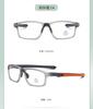 Gafas deportivas TR90 con protección contra la luz azul, lentes de espejo plano con montura cruzada, venta al por mayor, 2022