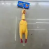Frango Gritando de Vinil Grande, Médio e Pequeno Brinquedo Criativo de Pegadinha para Aliviar o Estresse, Brinquedo de Som para Pet, Frango Gritando Desesperado, Engraçado