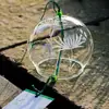 Enfeites Pendentes de Sino dos Ventos Desejos, Sino dos Ventos Transparente de Vidro Flor de Cerejeira Pendurado, Sino dos Ventos Decoração de Cena de Área Cênica, Artesanato DIY para Estudantes