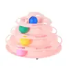 Juguete para Gatos Plato Giratorio para Gatos Gatito Gatito Suministros para Gatitos Plato Giratorio de Cuatro Capas con Pelota Solución de Autodivertir Juguete para Gatos