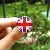 Insígnia de Bandeira Mundial, Emblema Nacional, Broche da Ucrânia, Patch de Gema Crystal Time, Produção de Insígnias Personalizadas a partir de Imagens Fornecidas