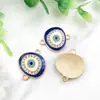 Ojo del Diablo Transfronterizo Ojo del Corazón de la Palma Pulsera DIY Collar Llavero Accesorios de Joyería Aleación Colgante Pequeño