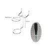 Gancho Doble Línea Redondo Multifuncional Universal Forma de U Herramienta de Ferretería para Almacenamiento Accesorios para Tablero Perforado