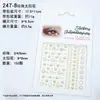 Set de pegatinas transfronterizas de perlas y diamantes, pegatinas faciales de gemas de pedrería, pegatinas para cejas, accesorios faciales para niños, pegatinas de diamantes para maquillaje