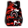 Mochila Escolar Infantil Tubarão Transfronteiriço Bolsa Tote Desenho Animado Mochila Grande com Estampa Total para Meninos, Pedido Mínimo de Uma Peça
