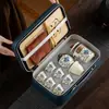 Regalo corporativo personalizado: Juego de té de loto de horno Ru, tetera portátil estilo antiguo, taza rápida para coche, venta al por mayor