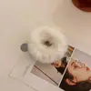 Diadema de felpa color caramelo para otoño e invierno, banda suave y peluda para el pelo femenino, cuerda para el pelo de niña, goma para el pelo, dulces accesorios para el pelo