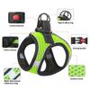 Conjunto de correa de pecho y correa para perro talla XS, adecuado para pasear, transpirable, ligero y suave de malla para pasear perros y gatos, correa de pecho trasera para perro, reflectante y ajustable, anti-escape, adecuado para perros y gatos pequeños y medianos