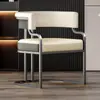 Silla de Maquillaje, Recepción de Salón de Belleza, Sillón Individual, Silla para Salón de Uñas, Silla de Comedor de Lujo Ligero para Mahjong, Otro Metal