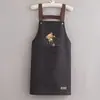 Delantal Impermeable y a Prueba de Aceite al por Mayor para Cafetería Cocina Hogar Jardinería Ropa de Trabajo Delantal de Cocina