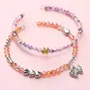 Cuentas de Arroz de Doble Punta de Dos Colores Aurora de Súper Alta Calidad de 4 mm, Cuentas Sueltas para Pulsera, Collar, Joyería Hecha a Mano con Cuentas, Accesorios