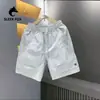 Diseño Casual y Sencillo de Doble Bolsillo con Cintura de Cordón, Shorts Deportivos de Verano Transpirables de Secado Rápido, Ropa Versátil para Hombre