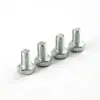 Tornillos Externos Hexagonales Grado 4.8, Acero al Carbono, Galvanizados, Rosca Completa, Tornillos de Máquina Extendidos Din933/M5M6M8M10M16
