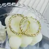 Estilo Metal Pesado Diseño Simple Sentido de Oreja Personalidad Versátil Estilo Frío Elegante Lujo Ligero Sentido de Gama Alta Pendientes