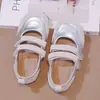 Zapatos de Princesa para Niñas 2026 Otoño Nuevas Llegadas Niños Velcro Suela Suave Zapatos Individuales Niñas Mary Janes Retro Zapatos Pequeños de Cuero