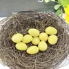Cristal Natural Transfronterizo Mini 2cm Adornos de Huevo de Pájaro Ágata Jade Huevo de Mineral de Amoy Decoración de Huevo de Pascua