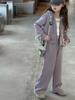 Traje de niña Otoño 2024 Nuevo estilo Chaqueta deportiva de primavera y otoño para niña Ropa infantil grande Traje de dos piezas de moda para niños