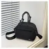 Bolso de mano casual de lona estilo japonés para mujer, bolso de hombro simple y versátil para exteriores, bolso cruzado moderno para ir al trabajo