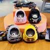 Original mochila escolar con luz oso astronauta llavero caricatura astronauta luminoso pareja mochila colgante regalo pequeño