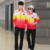 Conjunto de Ropa Deportiva para Equipo Chino, Uniforme de Entrenamiento Deportivo, Uniforme de Selección Nacional, Uniforme de Clase, Uniforme de Apariencia para Atleta, Uniforme de Equipo, Diseño de Bloques de Color