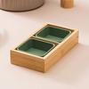 Bambu e madeira Creative Hot Pot Shop Tableware Dinner Plate for Hot Pot Vegetable Tray Jiugongge Plate Platter Set