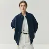 ¡Otoño e Invierno 25 Años! Chaqueta de Cachemir Artístico Estilo Coreano Otoño e Invierno para Mujer Chaqueta Cardigan de Cachemir de Color Sólido con Cuello Alto y Cremallera