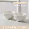 Tigela de Arroz Cerâmica Esmaltada Branca Simples e Elegante para Uso Doméstico 2026 Novo Conjunto de Tigelas e Pratos Conjunto de Louças