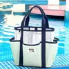 Bolsa de Almacenamiento de Gran Capacidad para Ropa de Verano Bolsa Ligera de Almacenamiento para Maquillaje de Viaje Bolsa de Almacenamiento de Malla para Trajes de Baño de Playa