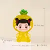 Nuevo niño mágico cub luminoso creativo marea juego resina adorable grano adornos red social caja ciega muñeca diy colgante de coche