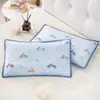 Funda de almohada infantil de estudiante de gasa de doble capa de algodón puro 30x50, funda de almohada para bebé 40x60, funda de almohada individual