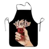 Suministro Transfronterizo Temu Xiyin Artículos de Uso Diario Delantal Transfronterizo Delantal Creativo para Barbacoa Delantal Interesante Estampado Exportación