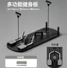 Prancha de Fitness, Aparelho de Fitness Abdominal, Roda Abdominal, Ferramenta de Treino Muscular Abdominal com Rebound Automático, Roda Abdominal, Equipamento de Fitness Indoor, Prancha de Fitness Abdominal