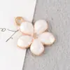 Yiwu acessórios para joias diy liga óleo flor de cerejeira estilo kangya pingente brincos acessórios de cabelo material para pulseira atacado