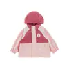 Jaqueta Zíper Color Block Doce para Meninas Wulibu Yi Personalizada, Casaco com Capuz Estiloso de Outono